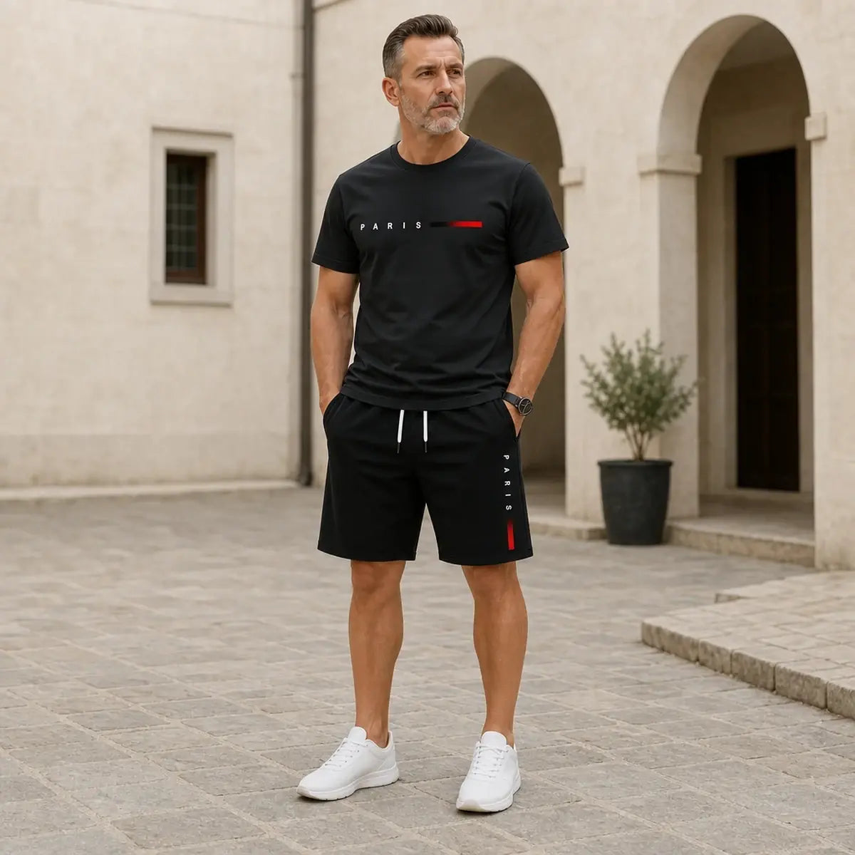 Set casual pentru bărbați vara 2026 ✔ Potrivit pentru sport și timp liber ✔ Livrare gratuită