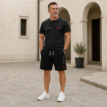 Set casual pentru bărbați vara 2026 ✔ Potrivit pentru sport și timp liber ✔ Livrare gratuită