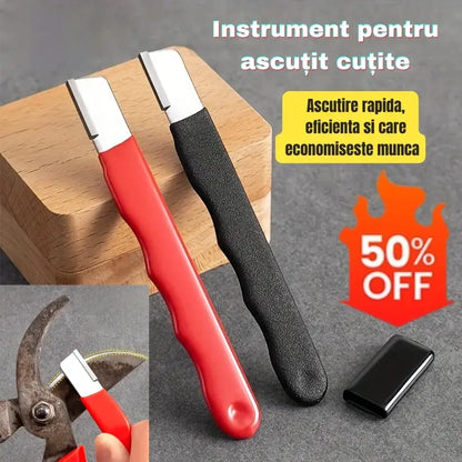 【Cumpără unul, primești unul gratuit】Ascuțitor de cuțite foarfece de uz casnic pentru fructe foarfece instrument de ascuțit cuțite de bucătărie