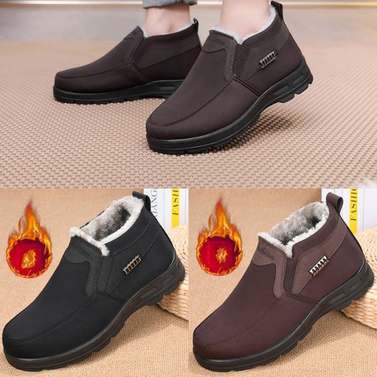 Promocja w połowę ceny 🔥 【Rozmiary 39-47】❄️ Męskie zimowe grube buty bawełniane i buty zimowe wełniane