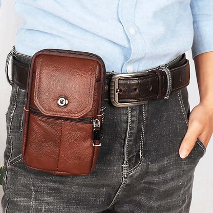 ✨👍 Husă din piele pentru telefon mobil – Geantă practică de purtat pe umăr (crossbody) pentru uz zilnic | Confort și stil 2026