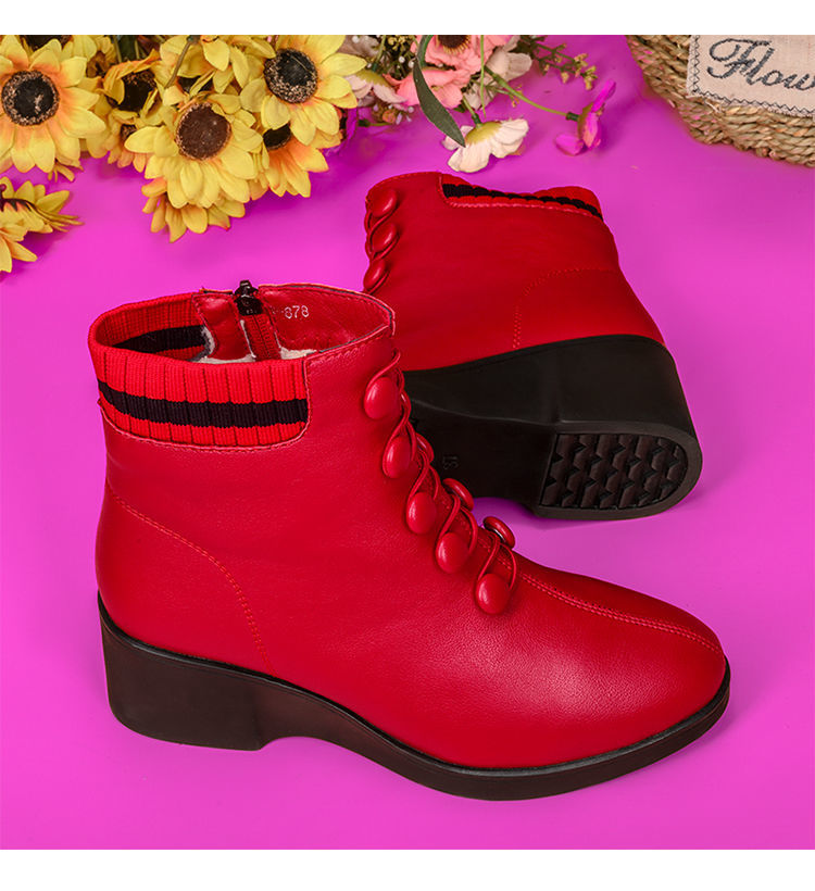 【35-41】Cizme populare de damă din piele moale cu toc înclinat, toamna și iarna 2025