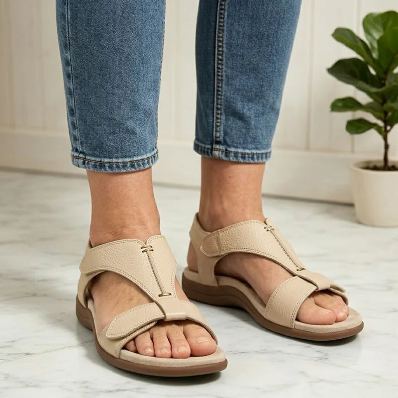 Sandale de vară cu talpă moale și susținere pentru bolta plantară, casual și confortabile