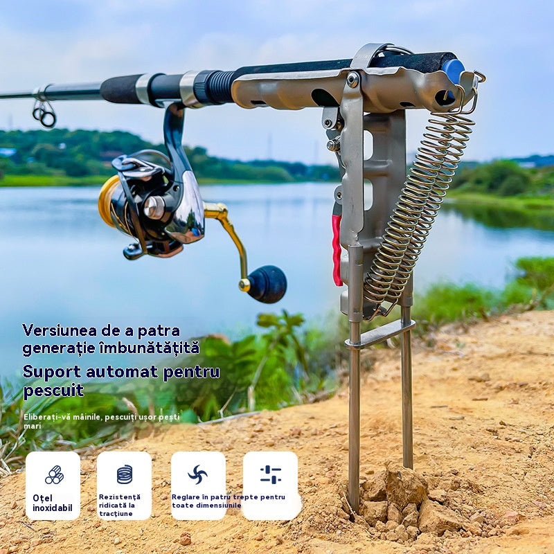 【Cumpără 1 Primești 1 Gratuit】Suport de retragere automată a undiței, suport cu arc retractabil automat pentru undiță