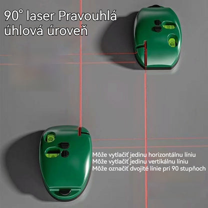 【Vianočné sľuby 50% zľavy】🔴 Laserová úroveň s pravým uhlom 2 v 1 – Rýchle, presné čiarky bez žiadnej odchýlky
