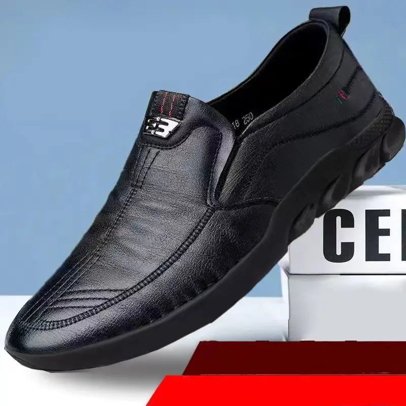 👞Pantofi bărbătești din piele, lucrați manual din piele selectă ✅ Durabili și respirabili