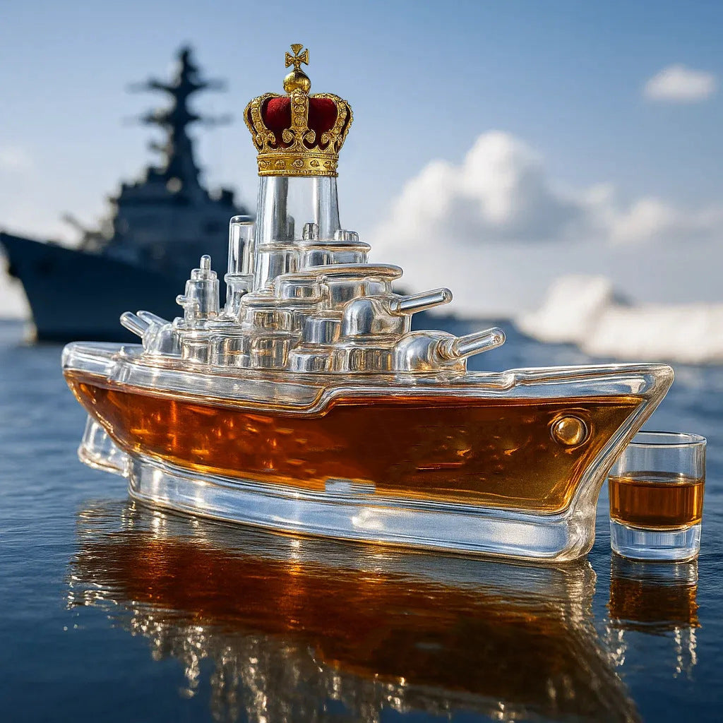 🚢 Σετ μπουκαλιών ουίσκι με διασκεδαστικά σχέδια | Μπουκάλι ουίσκι Υποβρύχιο | Πρωτότυπα δώρα και κομψή διακόσμηση μπαρ