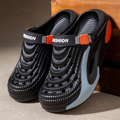 👟 Ofertă specială cu 50% reducere 🌬️ Sandale multifuncționale pentru bărbați, cu talpă EVA îngroșată – antiderapante, ultraușoare și respirabile, ideale pentru plajă, sport și purtare zilnică 🏃‍♂️