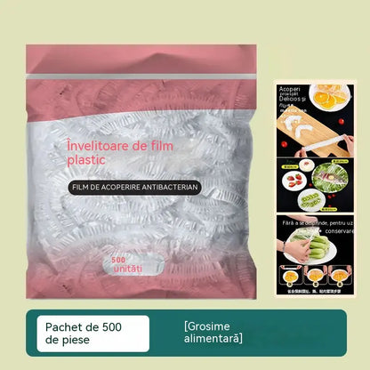 🔥【Ofertă specială pentru ultima zi: reducere de 50%】✨500 de capace din plastic reutilizabile, flexibile și sigure pentru contactul cu alimentele