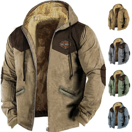 🌈【Tallas M-5XL】Nuevo modelo de otoño-invierno 2025: sudadera estilosa gruesa con capucha para hombres