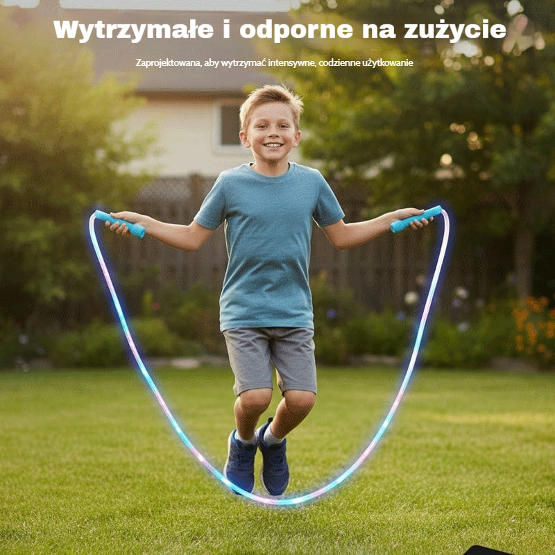 🏃【50% taniej – darmowa dostawa】🌈 Skakanka LED dla dzieci