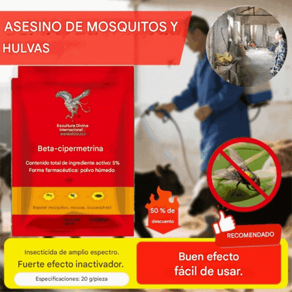 👍【5/10/15/20 торбички】🚫🦟🪳🪰Специално разработени за унищожаване на комари и мухи във фермите, една опаковка убива бълхи/скакалци/хлебарки/мухи/комари