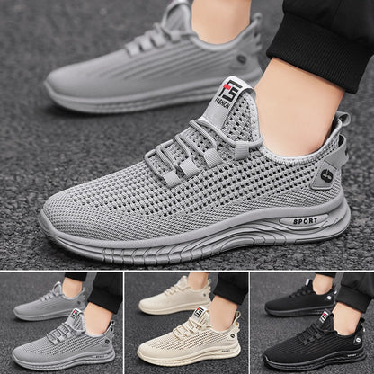 【50% OFF】👟【39-44】Pantofi de bărbați casual confortabili, respirabili, din plasă, anti-alunecare, la modă