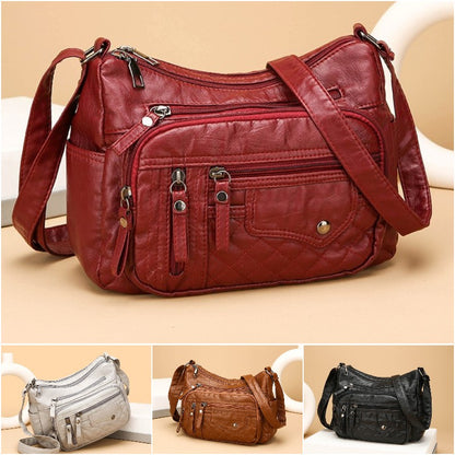 💥👜Nová velkokapacitní měkká kožená taška přes rameno/crossbody z roku 2024 