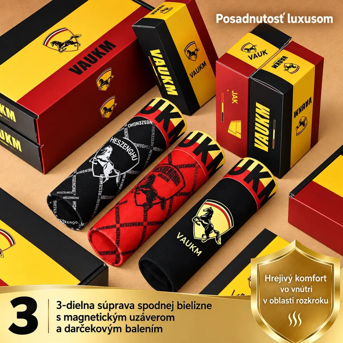 【Set de 3 piese la 139 RON】🚹✅🔥 Lenjerie intimă pentru bărbați din material „ice silk” respirabil – fără cusături, confortabilă, disponibilă în mărimi mari, cu imprimeu modern.