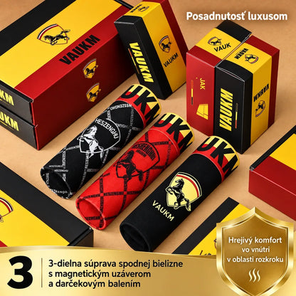 【Set de 3 piese la 139 RON】🚹✅🔥 Lenjerie intimă pentru bărbați din material „ice silk” respirabil – fără cusături, confortabilă, disponibilă în mărimi mari, cu imprimeu modern.