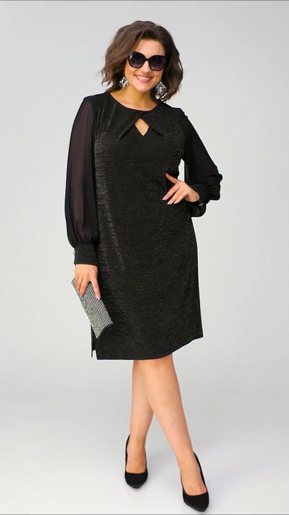 💖💖【S-5XL】🍁🍂Stil nou de toamnă și iarnă elegant de înaltă calitate, rochie 3828936