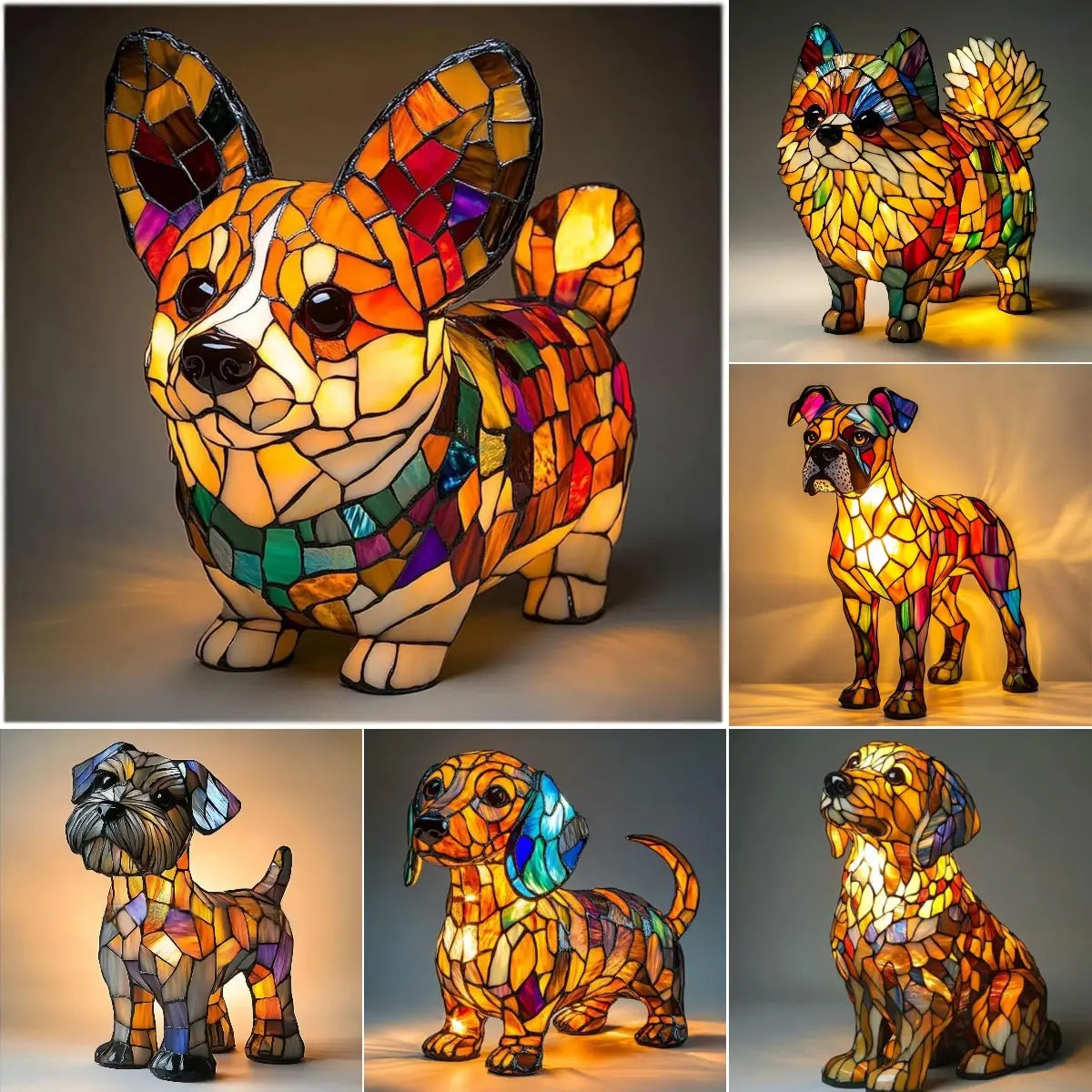 🐕🐕 Lampă de veghe LED în formă de animal