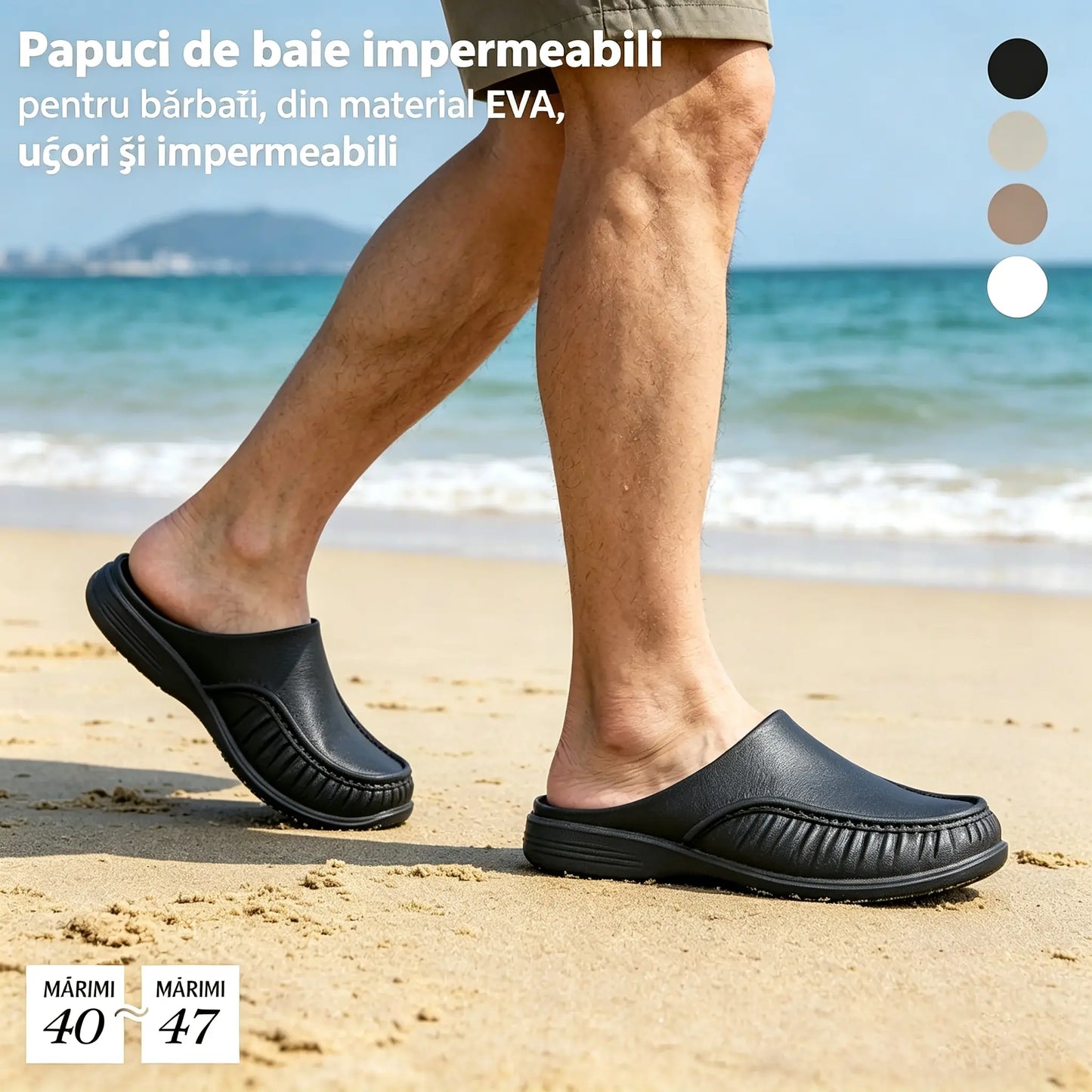 👞Sandale joase casual din piele respirabile pentru bărbați