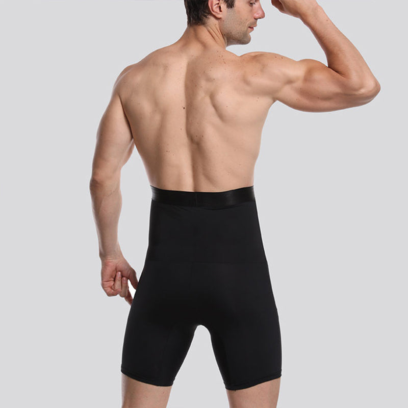 🔥【Купи един, вземи друг безплатно】Мъжки панталони с висока талия, дишащи и с висока еластичност за формиране на фигура