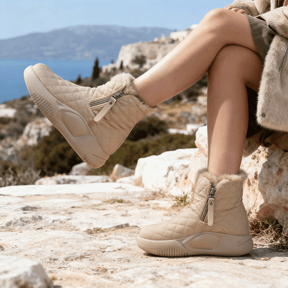 🔥【35-40】Νέες γυναικείες χιονομπότες με χοντρή σόλα του 2025