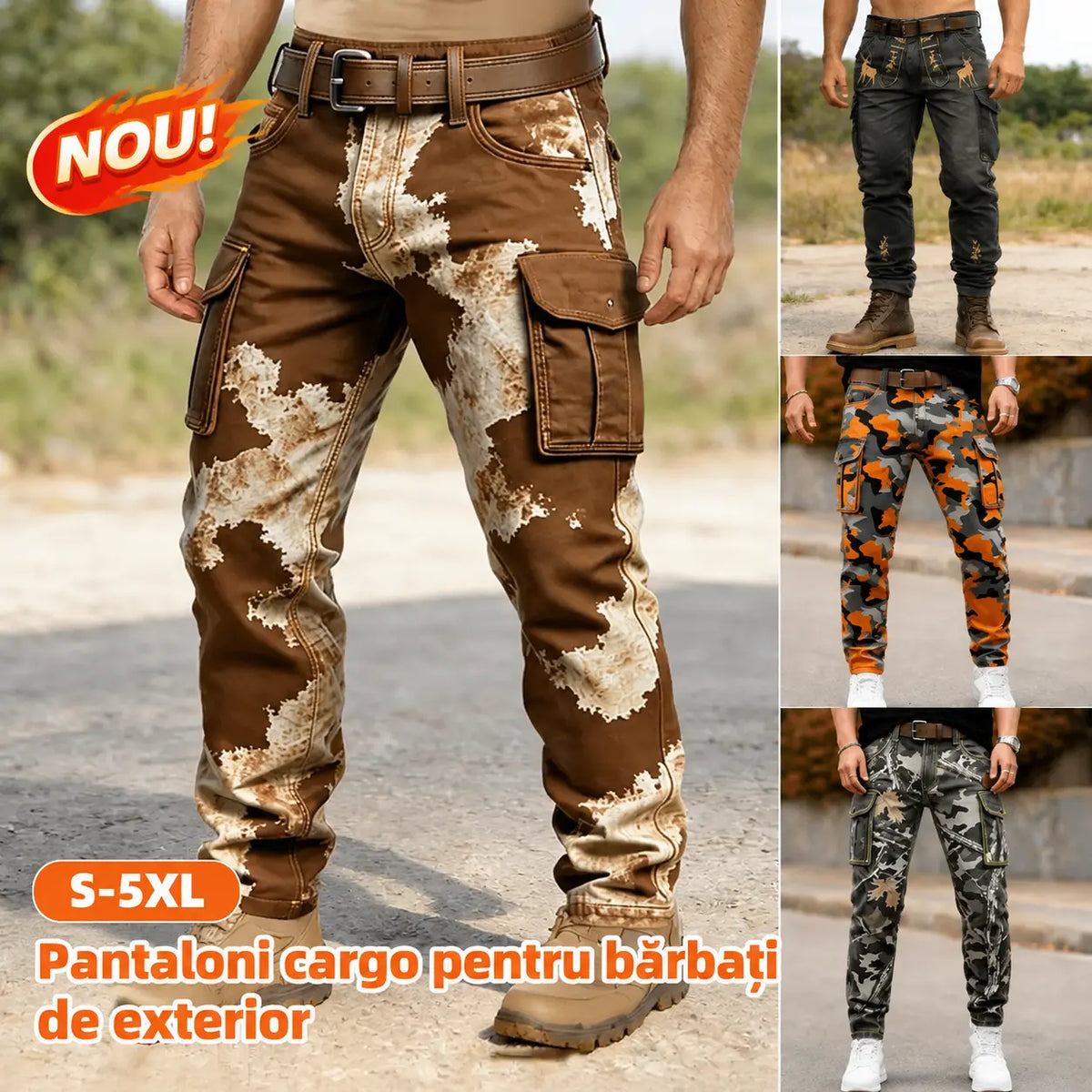 ⏳ULTIMA ZI DE OFERTĂ! REDUCERE 50%!🔥Pantaloni tactici pentru bărbați, rezistenți la vânt și călduroși