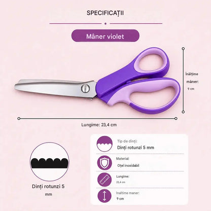 ✂️🧵Foarfece multifuncționale pentru lucrări manuale, creezi cu ușurință dantele spectaculoase!
