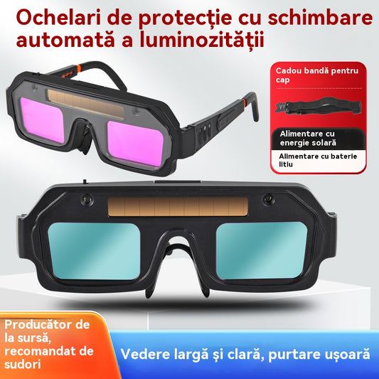💥🔥🕶️ Kupte 1, 1 dostanete zdarma - Profesionální svářečské brýle s automatickým stmíváním a UV ochranou 