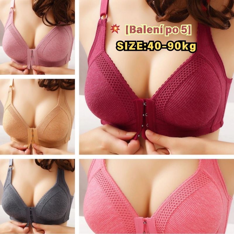 💥【Balení po 3】🔥❤️ Vysoce kvalitní bezešvá push-up podprsenka, módní a sexy, zabraňuje vypadávání