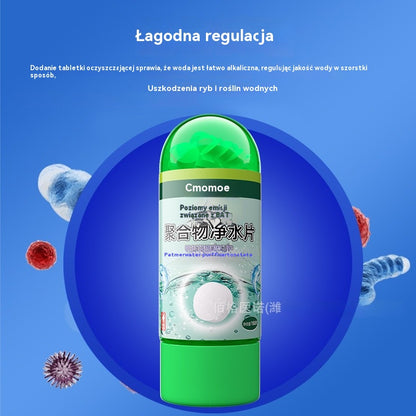 【Kup 1, a 1 dostaniesz gratis】💦🐟Tabletki oczyszczające polimery ｜Szybko usuwają chlor i stabilizują wodę ｜Podmiana wody w akwarium bez osadzania się wody