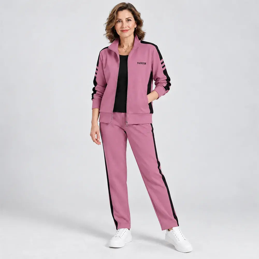 🔥【Jachetă + pantaloni】😍 Nou set sport casual pentru toamnă/iarnă