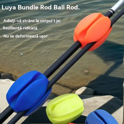 🔥【5 bucăți】🎣Minge de pescuit din silicon，Protejați suprafața vopsită a undiței，Prindere confortabilă
