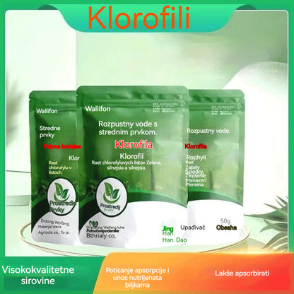 【50% POPUSTA】🌿🌿Vodikom topivo gnojivo bogato klorofilom za prihranu lišća cvijeća, voćki i povrća. Potiče rast korijena, razvoj sadnica i povećava prinos. Idealno vodotopivo poljoprivredno gnojivo.