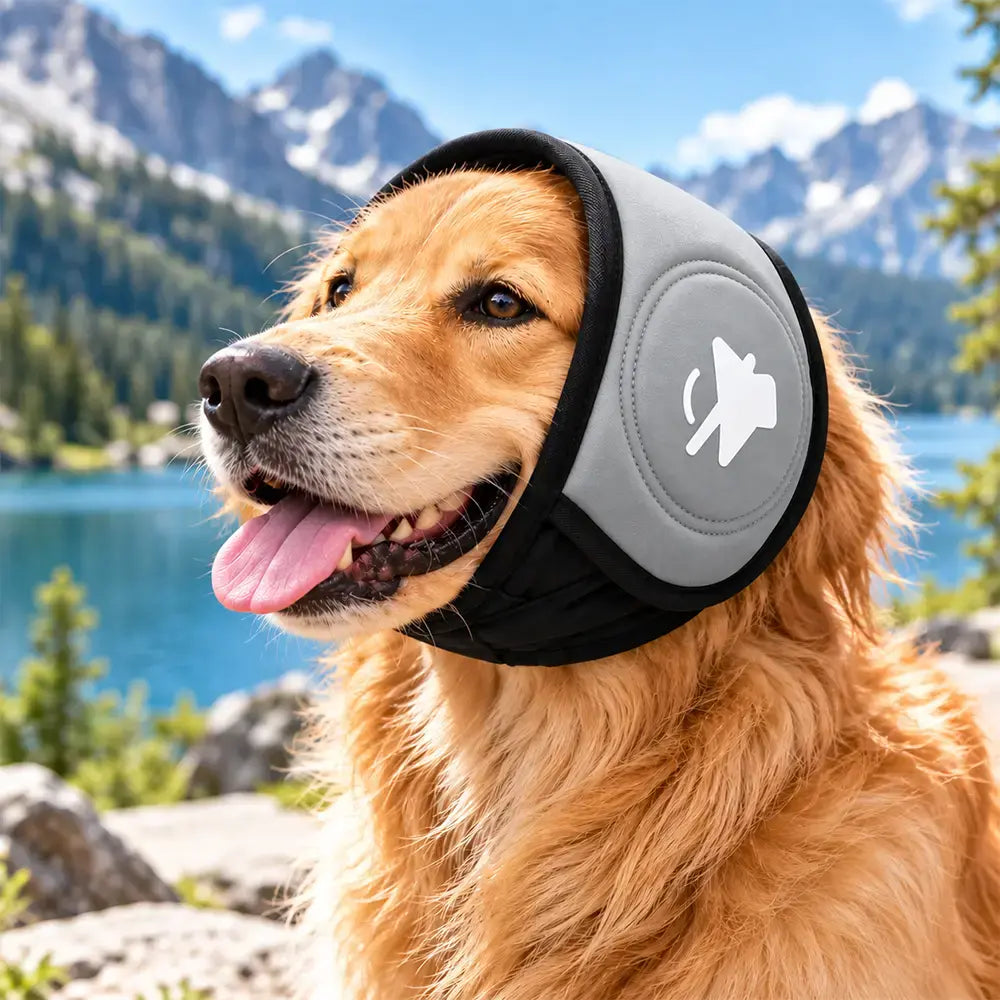 🎧 Ofertă Limitată: Cumpără 1, Primești 1 Gratis (Set 2 Bucăți)! Căști Antifonice și Protecție Zgomot pentru Câini · Calmează Anxietatea!