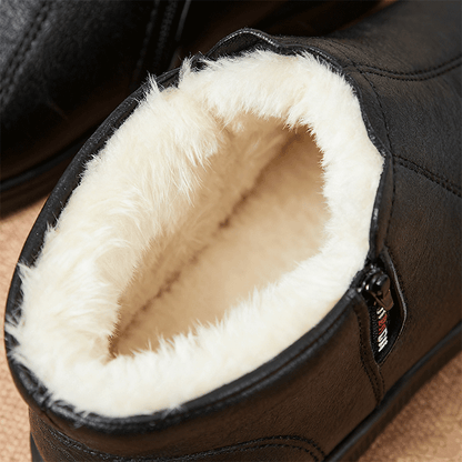 🔥Επίθετη πώληση περιορισμένου χρόνου【Μεγέθη 35-41】🥾Μόδας και θερματά χειμερινά παπούτσια από δέρμα, με σχεδιασμό μαλακής υπόσωμης