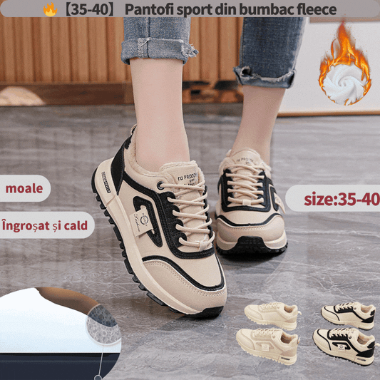 🔥【35-40】 Pantofi sport din bumbac fleece-3859498
