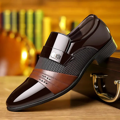 😍👞【38-48】Pantofi de afaceri din piele pentru bărbați, stil retro, vară 2026