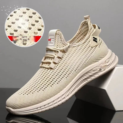 【50% OFF】👟【39-44】Pantofi de bărbați casual confortabili, respirabili, din plasă, anti-alunecare, la modă