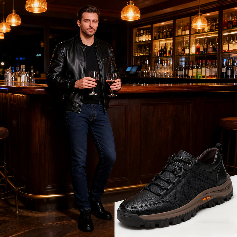 🔥 Нов продукт на половина цена 【39-48】 Мъжки обувки 2025 есен-зима нови мъжки модни кожени обувки