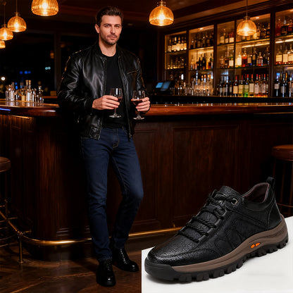 🔥 Нов продукт на половина цена 【39-48】 Мъжки обувки 2025 есен-зима нови мъжки модни кожени обувки