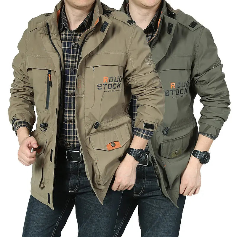 🔥Reducere de 50% 【M–5XL】Jachetă nouă de calitate superioară pentru bărbați (toamnă/iarnă) – impermeabilă, rezistentă la vânt și cu buzunare multiple.