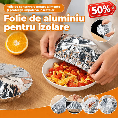 💥💥【100 de bucăți】149 RON ⏰ Huse termoizolante din folie de aluminiu