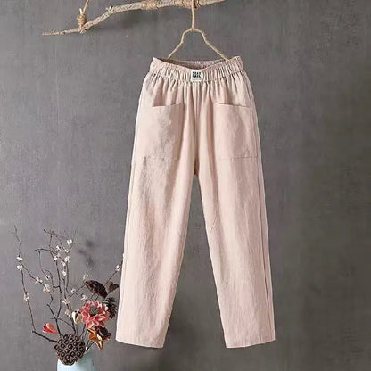 🌿🌈【Cel mai vândut】【M-4XL】Pantaloni largi pentru femei, de primăvară, noi, 2026, pantaloni casual confortabili