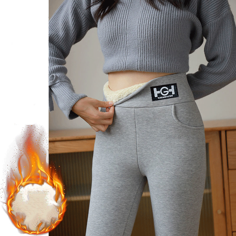 🥰🎉【Polowa ceny na pory jesienno-zimowe】Zimowe legginsy z kaszmiru jagnięcego dla kobiet