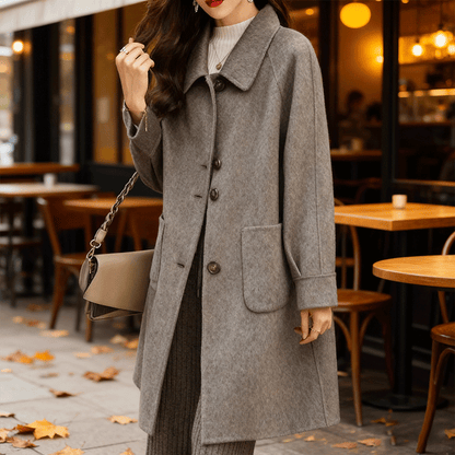 🔥🔥【Polovina ceny na konci měsíce】Nové modely ztlustěných bund z umělé kůže pro podzim/zimu roku 2025, tvar střední délky, slim fit