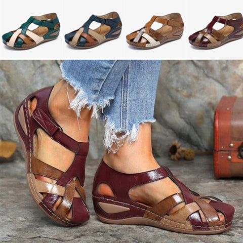 ✨🩰【35–43】Wygodne rzymskie sandały z miękkiej skóry dla kobiet – 🔥 Do 50% zniżki【Oferta limitowana】 