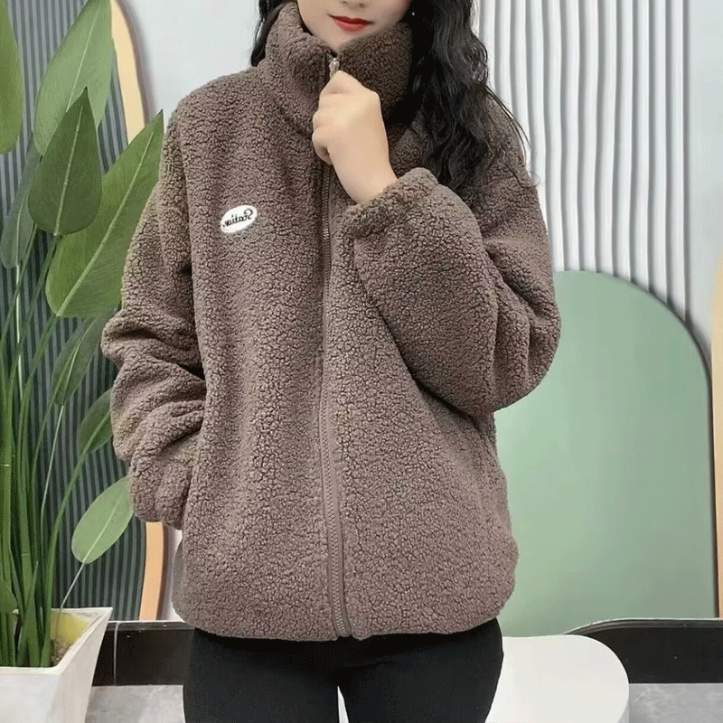 【⚡50% намаление за есен и зима⚡】Дамска пуховина от памук с дебела памучна овчина за есен и зима