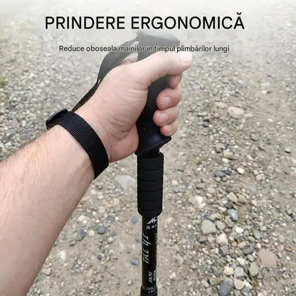 📢 50% reducere ⛰️✨ Bețe de trekking/drumeție multifuncționale și reglabile din aliaj de aluminiu – durabile, cu amortizare a șocurilor și ușoare