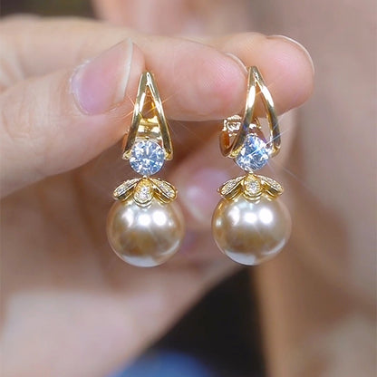 💋【50%OFF】 Pendientes de plata con perlas de lujo francés de nuevo estilo 2026