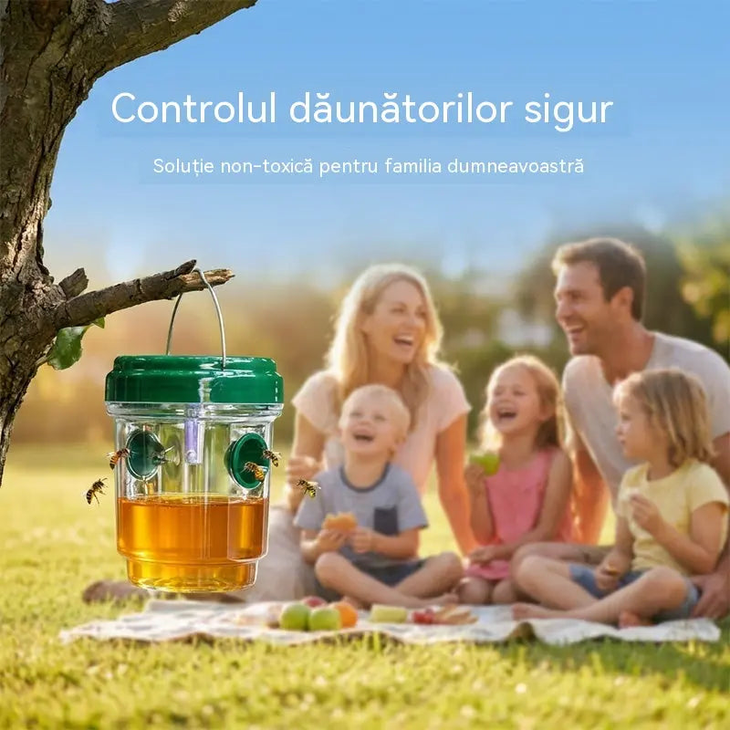 🐝☀️ Capcană solară pentru viespi pentru terasă și grădină 🔋🌿 – eficientă, reîncărcabilă și rezistentă la intemperii – fără substanțe chimice, pentru până la 500 m² – economisiți acum!
